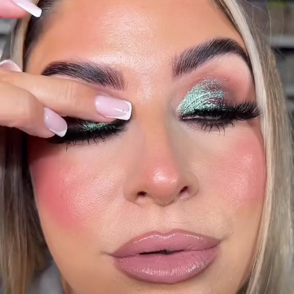 Villain-Eyez Collection | Pressed Chrome Glitter Eyeshadow