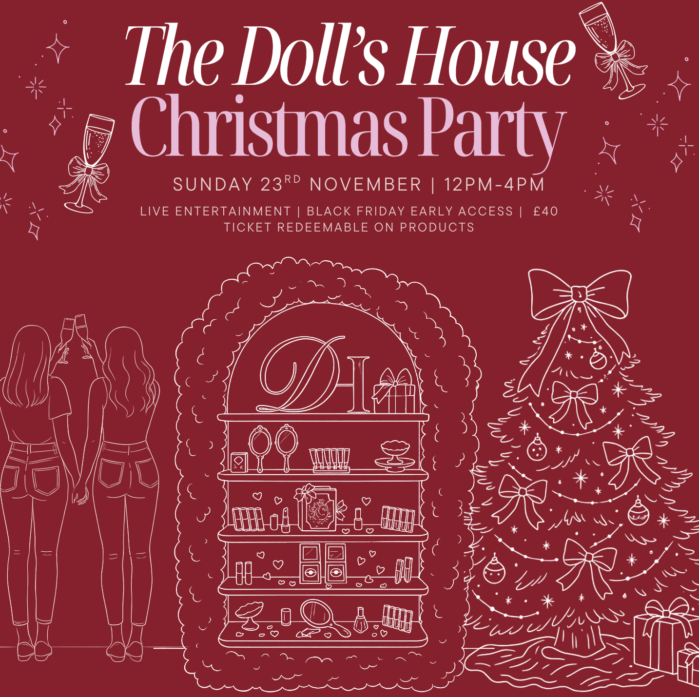 The Doll’s House Christmas Party | Sunday 23rd November